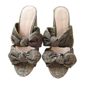 Loeffler Randall Adele Mule Metallic 7